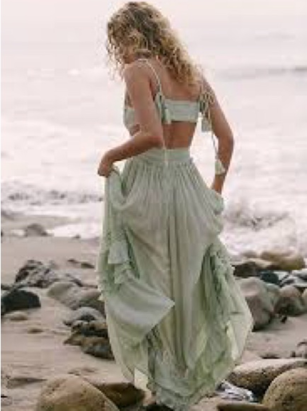 Free People Santa Maria Maxi Dress in Mauve - Picture 2 of 8